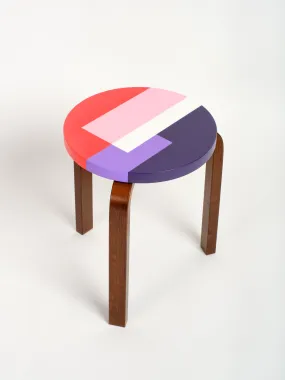LTD ED FNC Artek Stool 60, Navy 01
