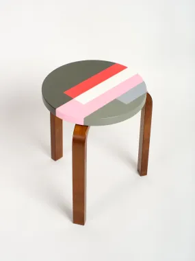 LTD ED FNC Artek Stool 60, Olive 01