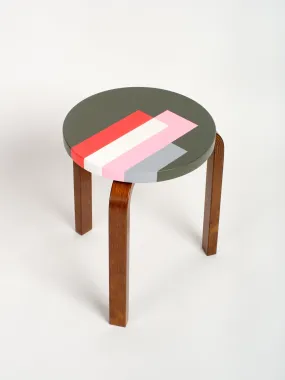 LTD ED FNC Artek Stool 60, Olive 02