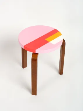 LTD ED FNC Artek Stool 60, Rose 01