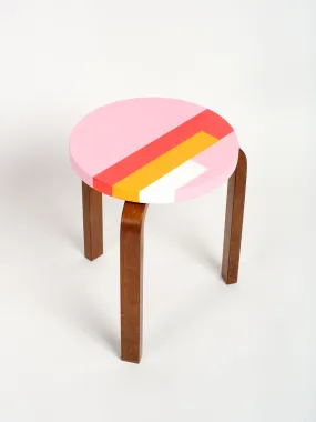LTD ED FNC Artek Stool 60, Rose 02