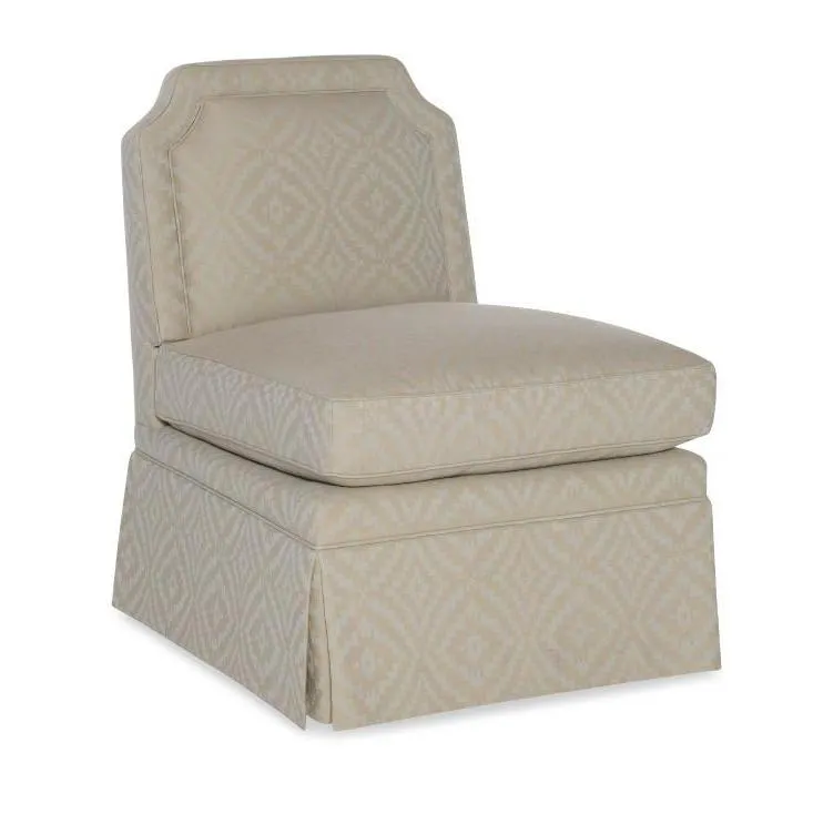 Luc Skirted Swivel Chair