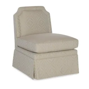 Luc Skirted Swivel Chair