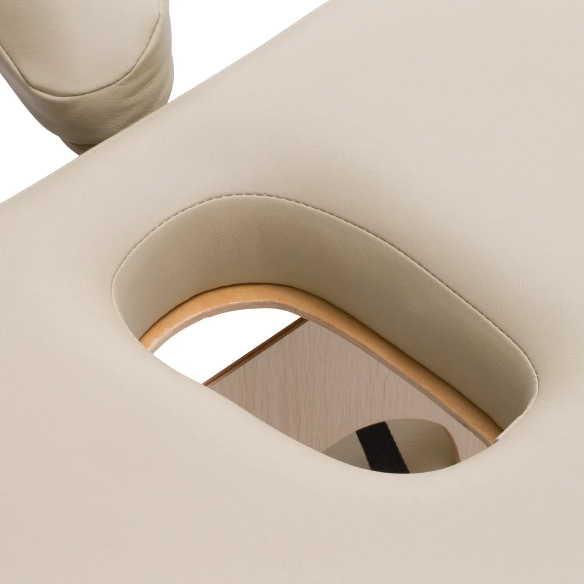 Luxury Memory Foam Wide Wooden Folding Bed 006SWDX Beige
