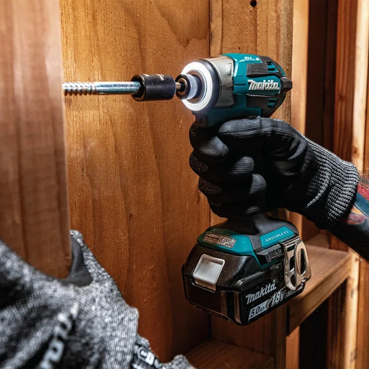Makita XT297T 18V LXT Lithium-Ion Brushless Cordless 2Pc Combo Kit, XPH14Z, XDT20Z, bag (5.0Ah)   Free Tool