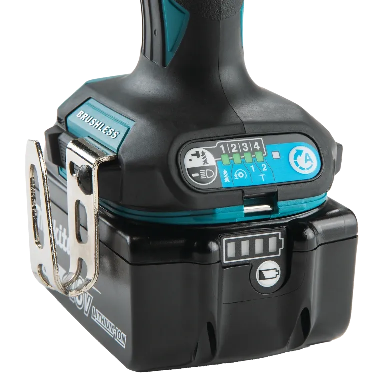 Makita XT297T 18V LXT Lithium-Ion Brushless Cordless 2Pc Combo Kit, XPH14Z, XDT20Z, bag (5.0Ah)   Free Tool