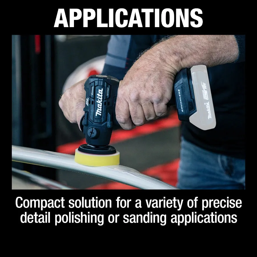 Makita XVP01ZB 8V LXT Lithium-Ion Sub-Compact Brushless Cordless 3" Polisher / 2" Sander