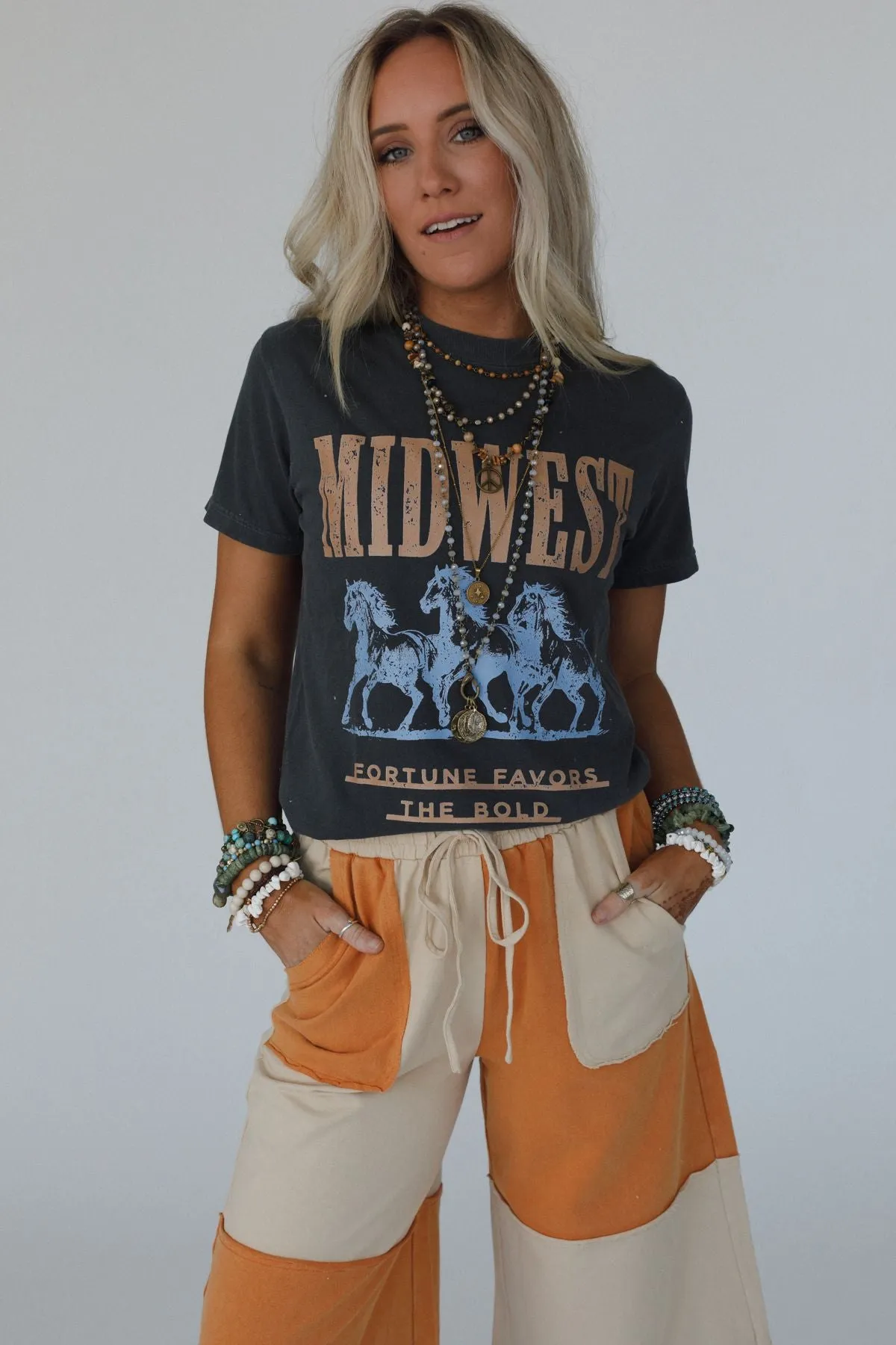 Midwest Fortune Graphic Tee - Pepper