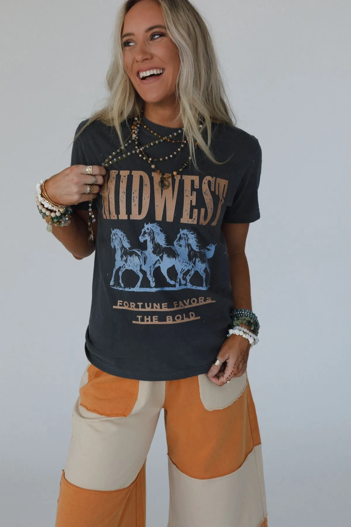 Midwest Fortune Graphic Tee - Pepper