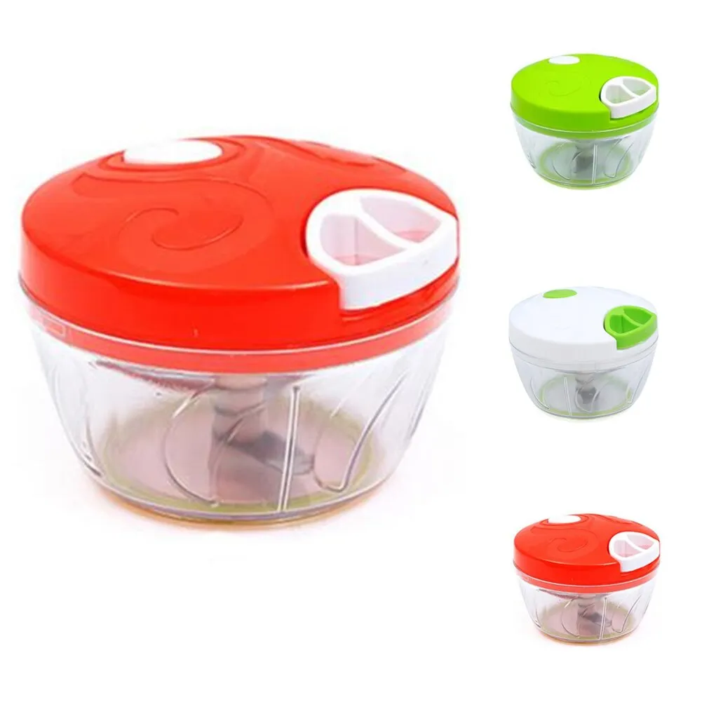 Mini Hand Manual Meat Grinder Mini Chopper Design Pull the Rope Garlic Cutter Vegetable Fruit Twist Shredder Kitchen Tools