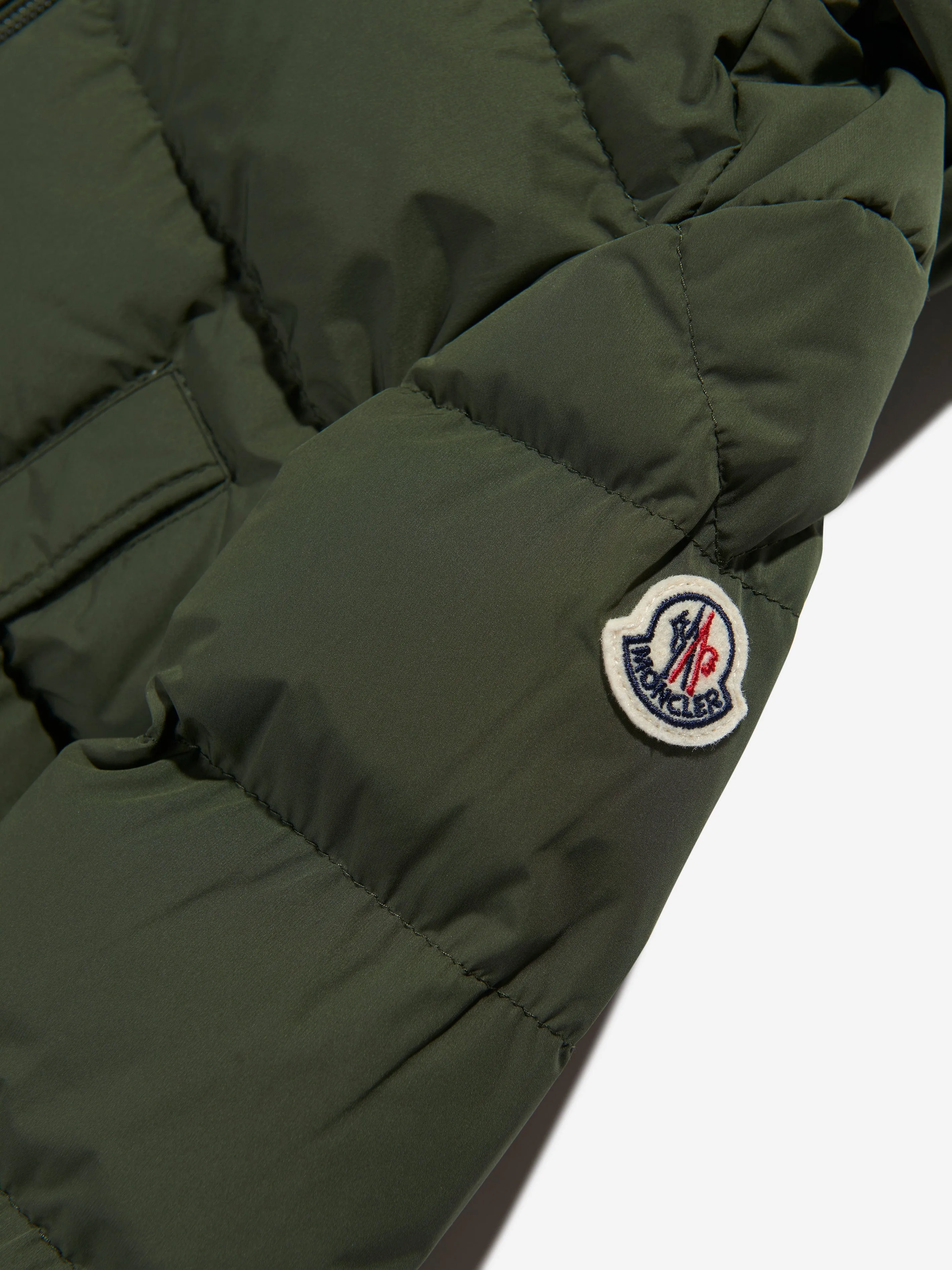 Moncler Enfant Baby Boys Down Padded Eric Jacket in Green