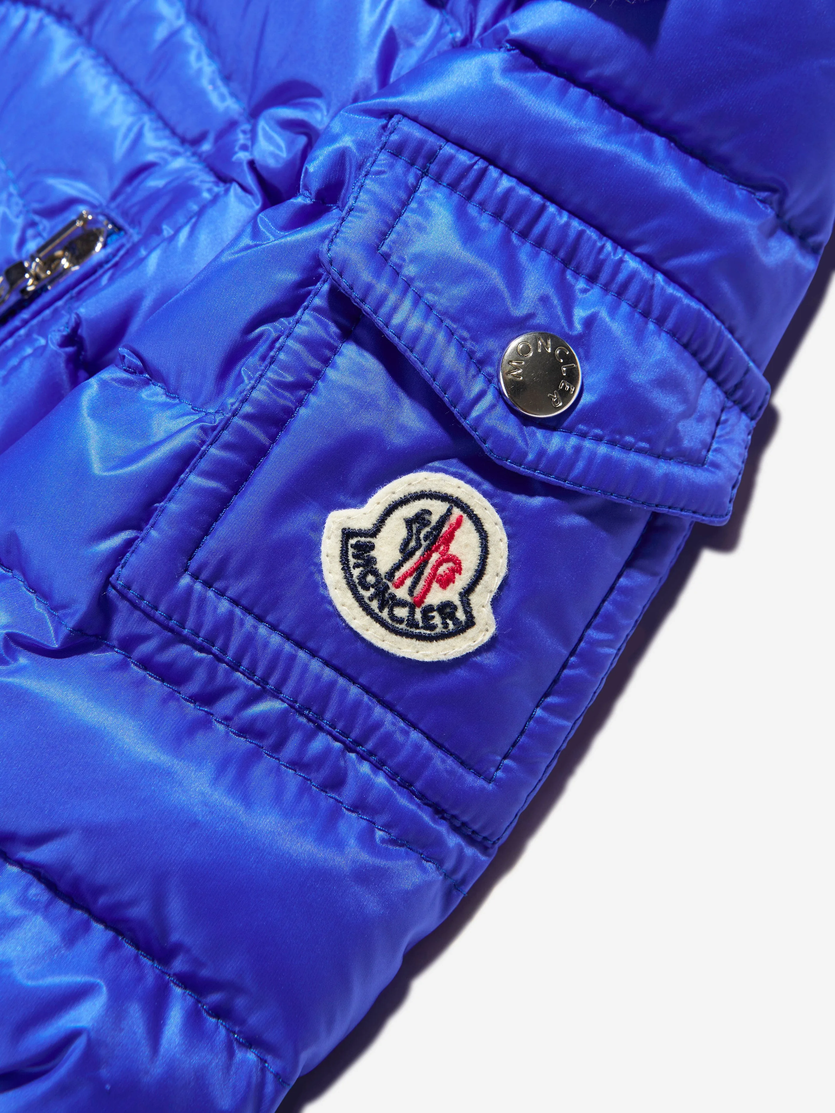 Moncler Enfant Baby Boys Down Padded Lauros Jacket in Blue