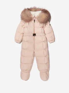 Moncler Enfant Baby Girls Down Padded New Jean Snowsuit