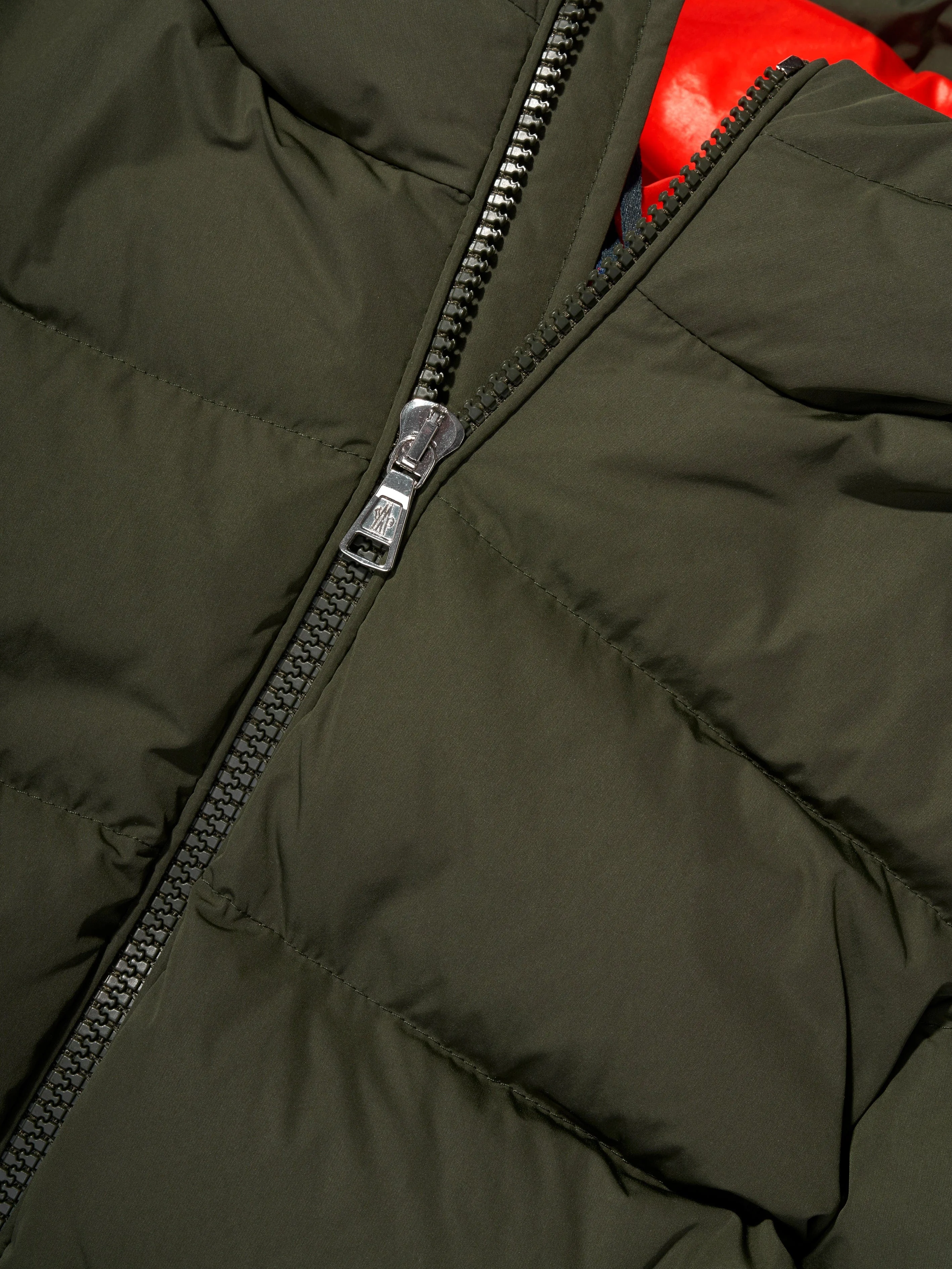 Moncler Enfant Boys Down Padded Eric Jacket in Green