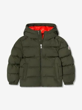 Moncler Enfant Boys Down Padded Eric Jacket in Green
