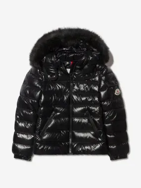 Moncler Enfant Girls Down Padded Bady Fur Jacket