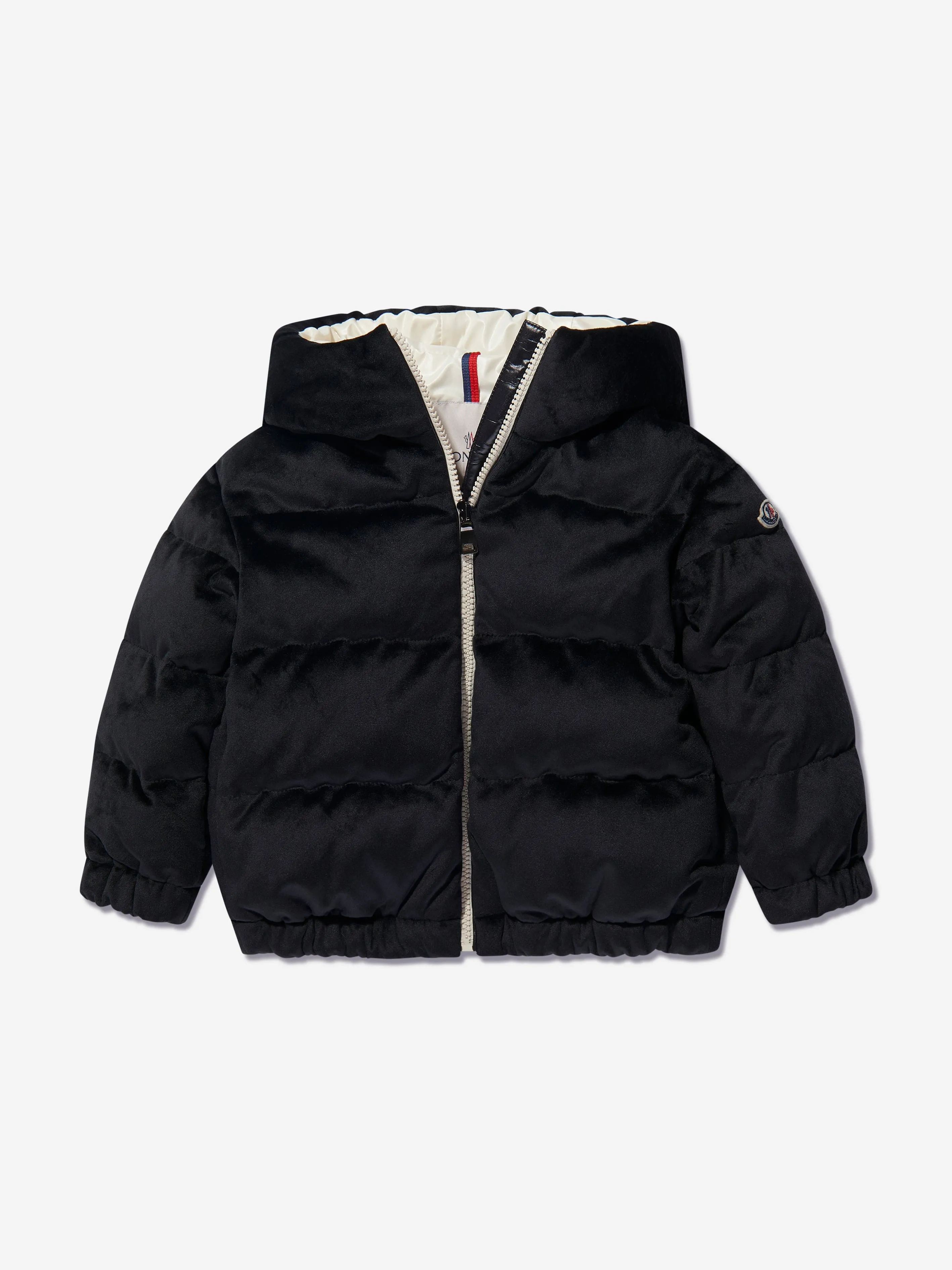 Moncler Enfant Girls Down Padded Daos Jacket in Black