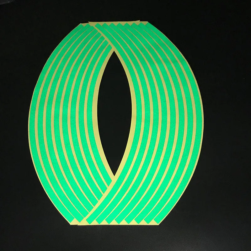 Motorcycle 12 - inch Reflective Wheel Sticker Wheel Ring