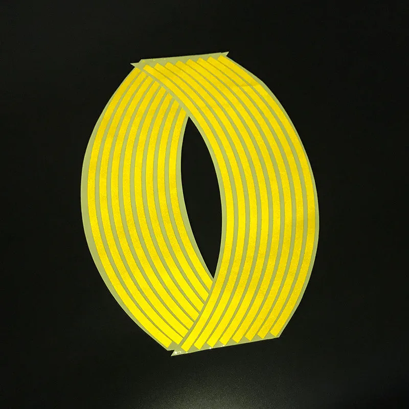 Motorcycle 12 - inch Reflective Wheel Sticker Wheel Ring
