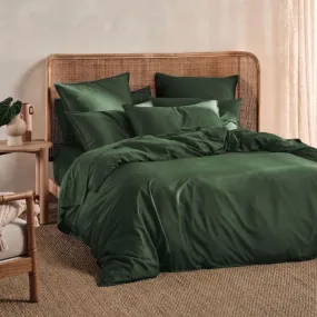 Nara Bamboo Cotton FOREST Quilt Cover Set by Linen House