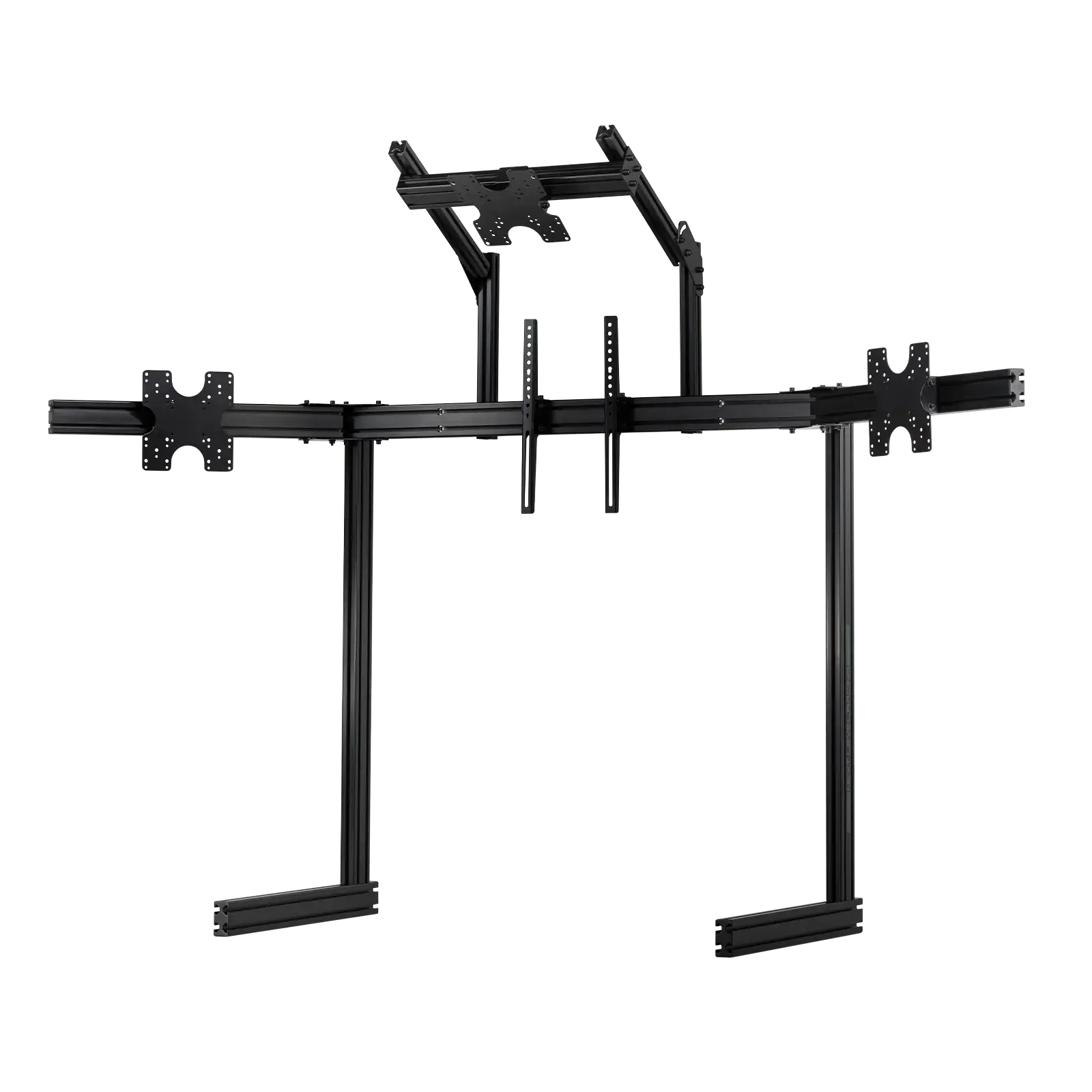 Next Level Racing ELITE Free Standing Quad Monitor Stand Black | Racing Cockpit Monitor Stand