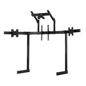 Next Level Racing ELITE Free Standing Quad Monitor Stand Black | Racing Cockpit Monitor Stand