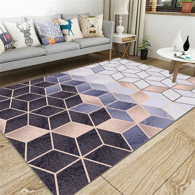 Non-slip Rectangle Carpet For Home