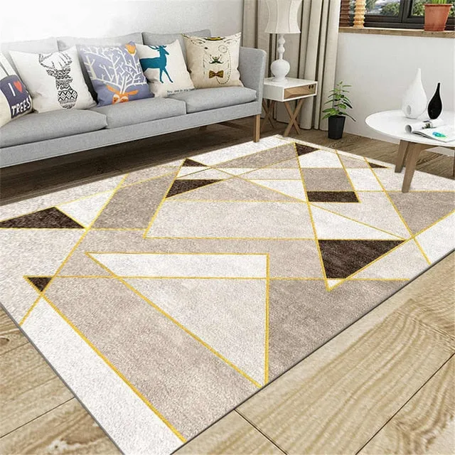 Non-slip Rectangle Carpet For Home