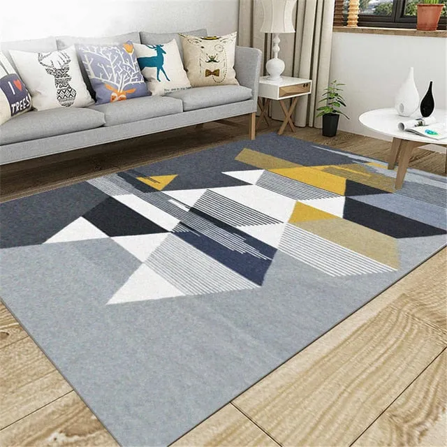 Non-slip Rectangle Carpet For Home
