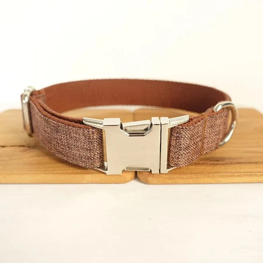 Nylon Dog Collar Set: Personalized Engraving & Free Leash - Safety & Style Combo