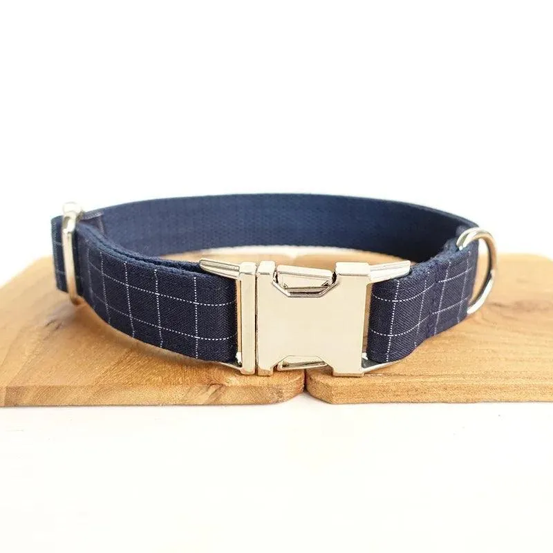 Nylon Dog Collar Set: Personalized Engraving & Free Leash - Safety & Style Combo