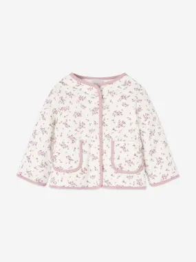 Paz Rodriguez Baby Girls Floral Jacket in White