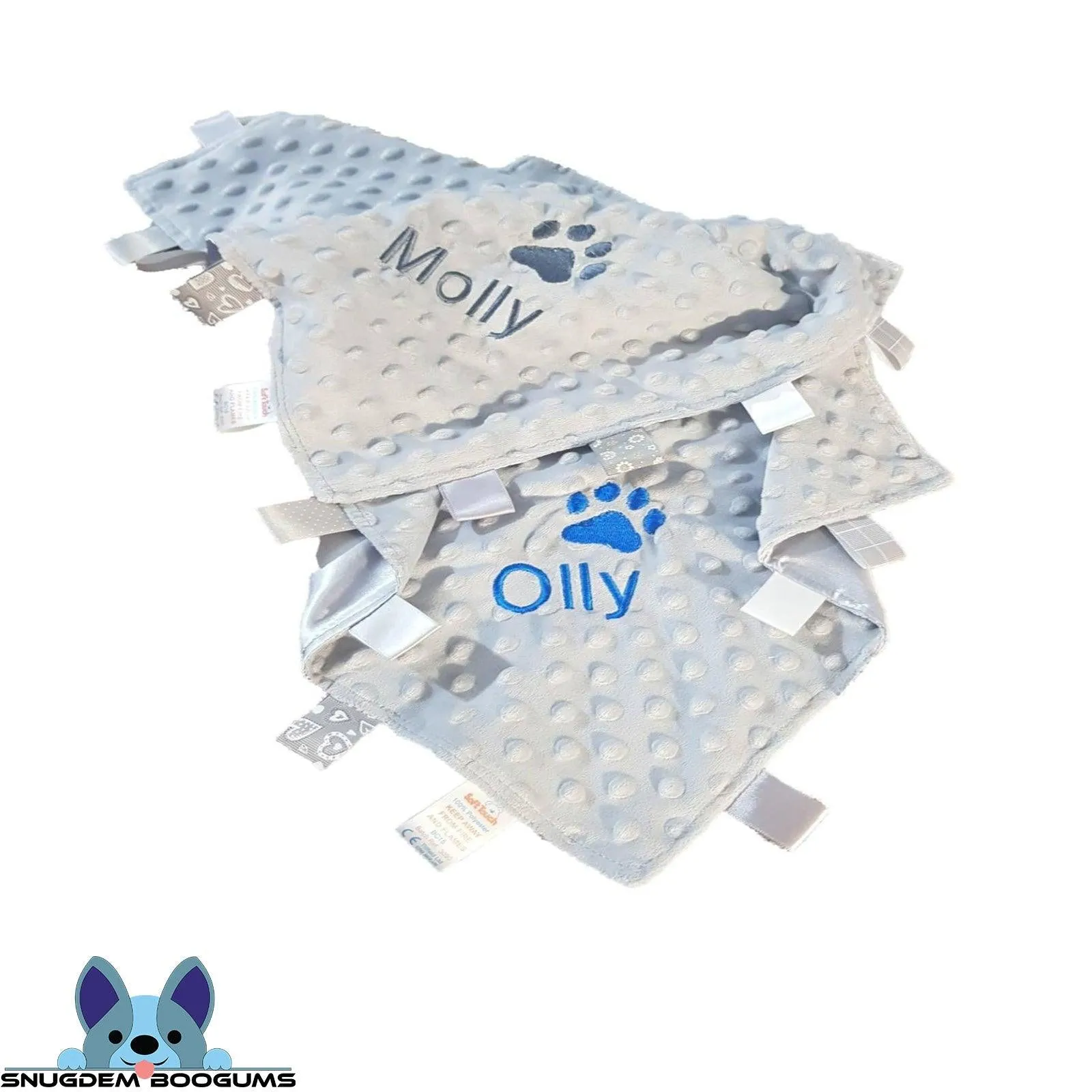 Personalised chewy comforter for pet - Grey