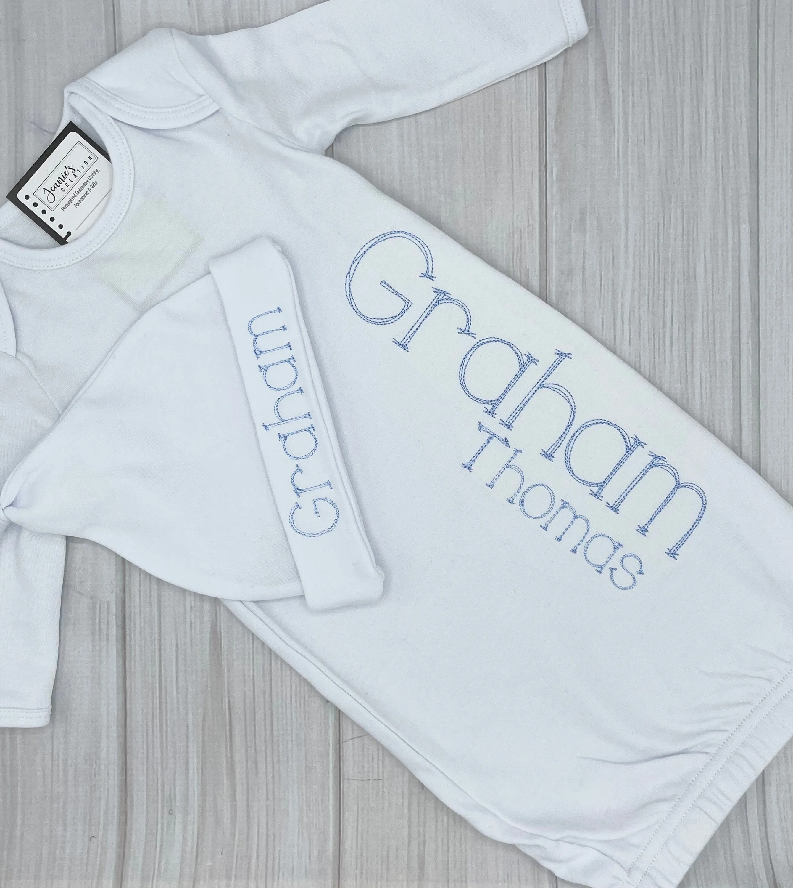 Personalized Coming Home Gown Set