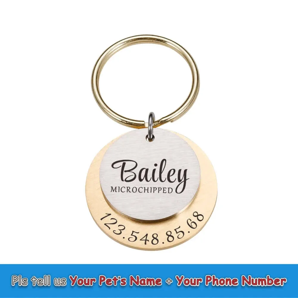 Personalized Engraved Anti-Lost Ped ID Tag