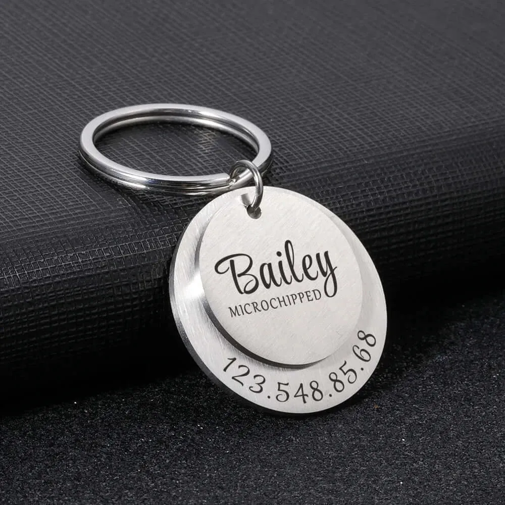 Personalized Engraved Anti-Lost Ped ID Tag