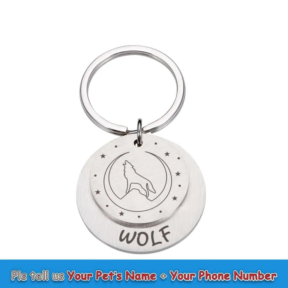 Personalized Engraved Anti-Lost Ped ID Tag
