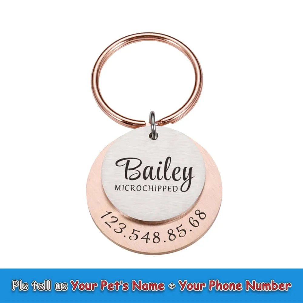 Personalized Engraved Anti-Lost Ped ID Tag