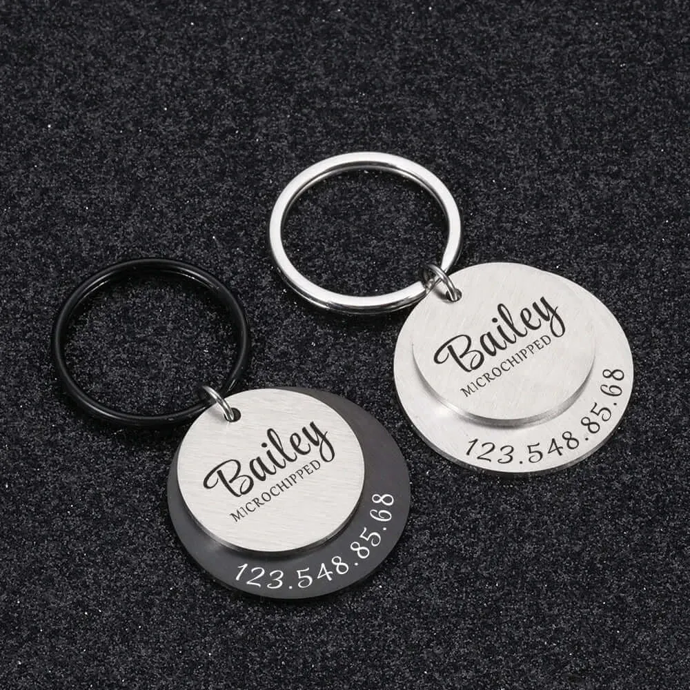 Personalized Engraved Anti-Lost Ped ID Tag