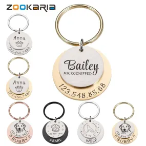 Personalized Engraved Anti-Lost Ped ID Tag
