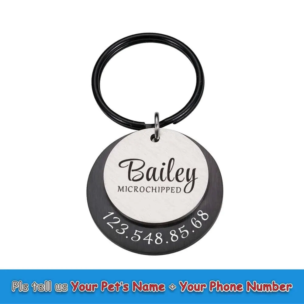 Personalized Engraved Anti-Lost Ped ID Tag