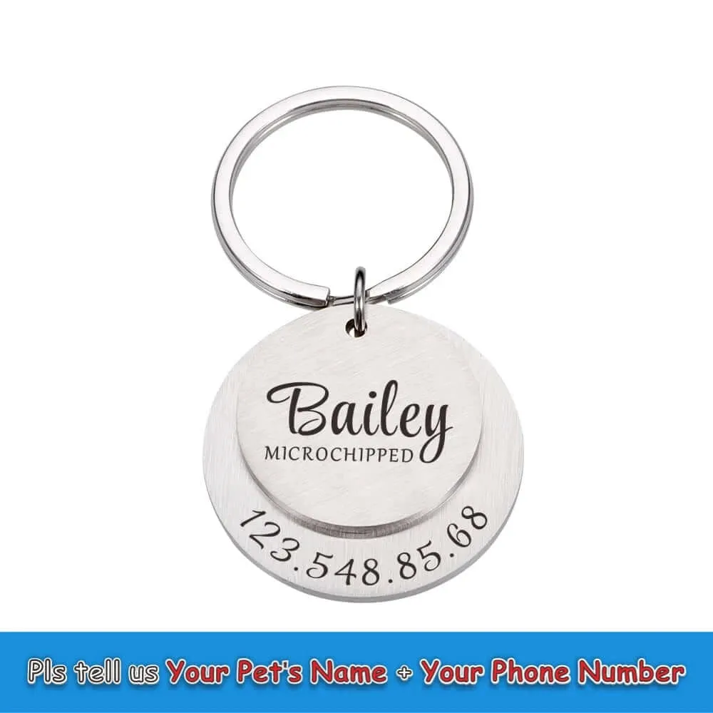 Personalized Engraved Anti-Lost Ped ID Tag