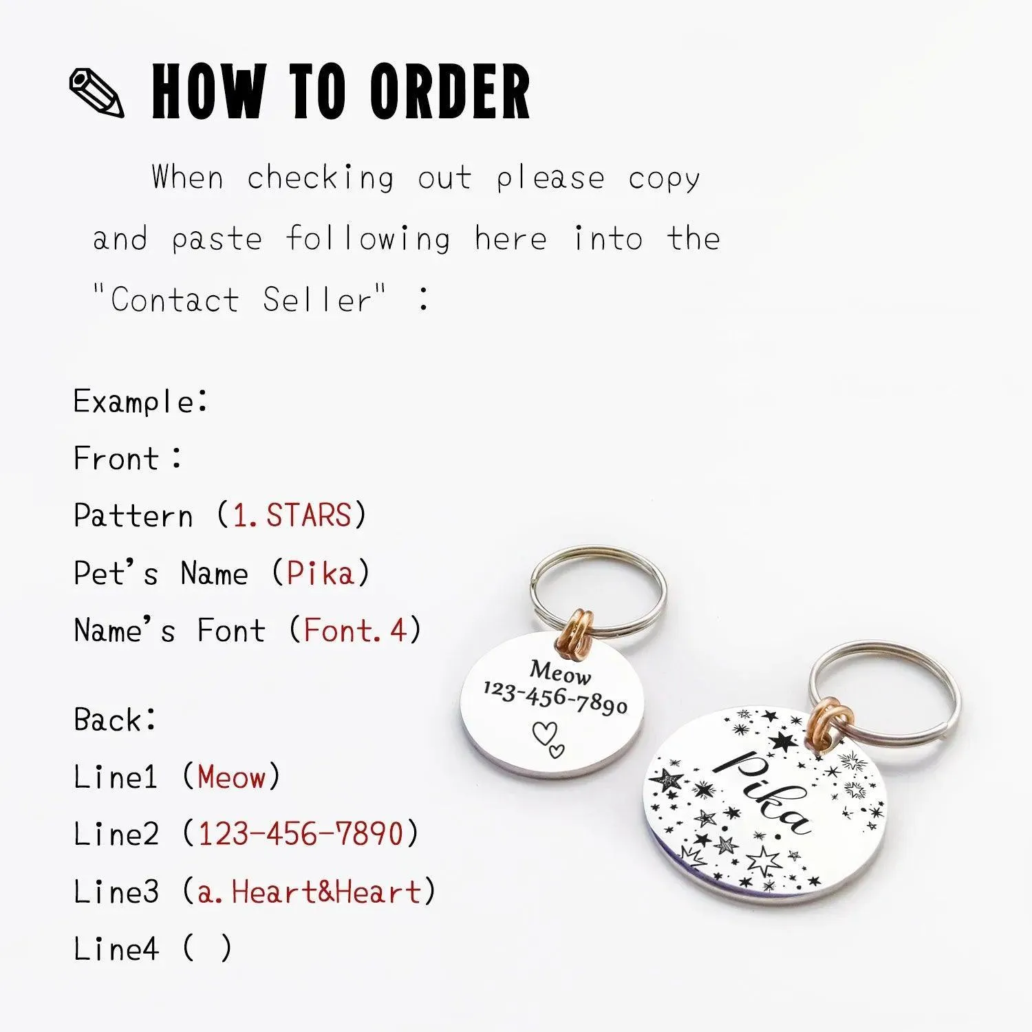 Personalized Pet ID Tag: Keep Your Furry Friend Safe with Custom Engraved Collar Tag