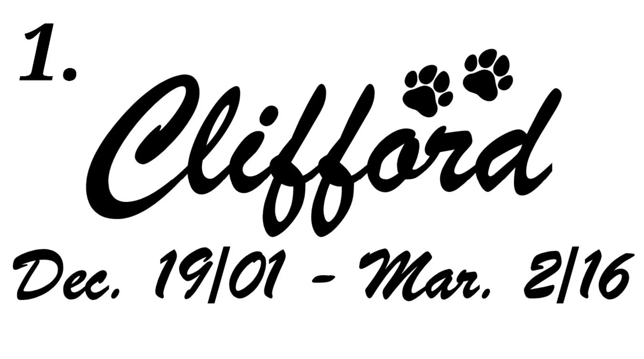 Personalized Pet Memorial Ornament | Bone Shape