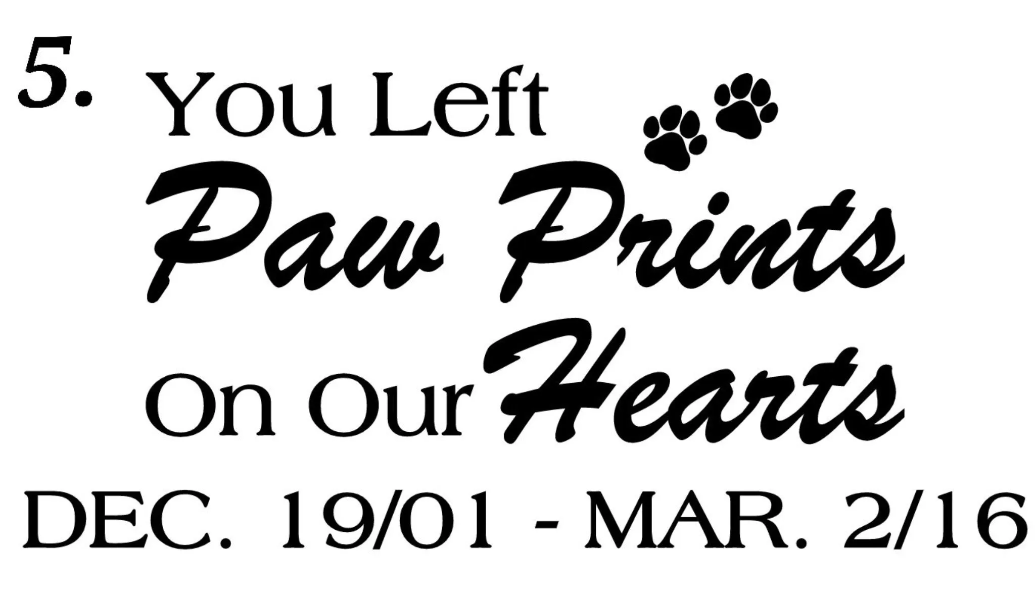 Personalized Pet Memorial Ornament | Bone Shape