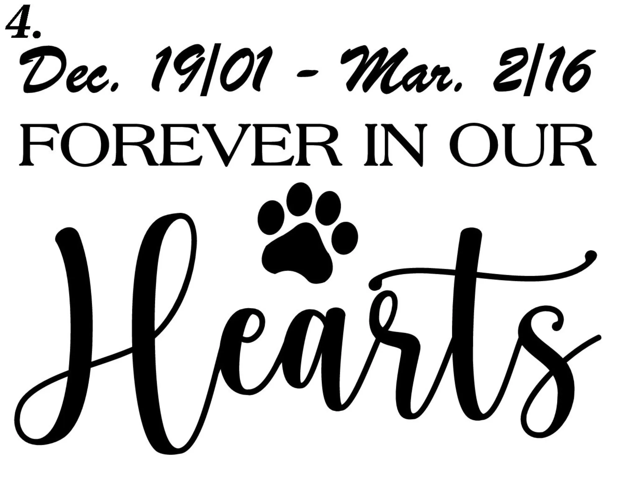 Personalized Pet Memorial Ornament | Bone Shape