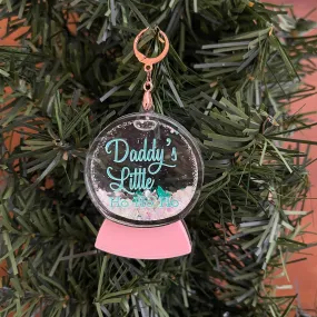 Personalized Snow Globe Shaker BDSM Collar Tag