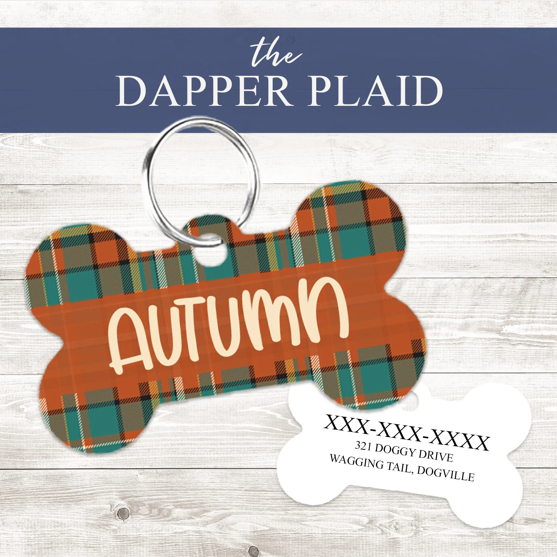 Pet ID Tag | Dapper Plaid
