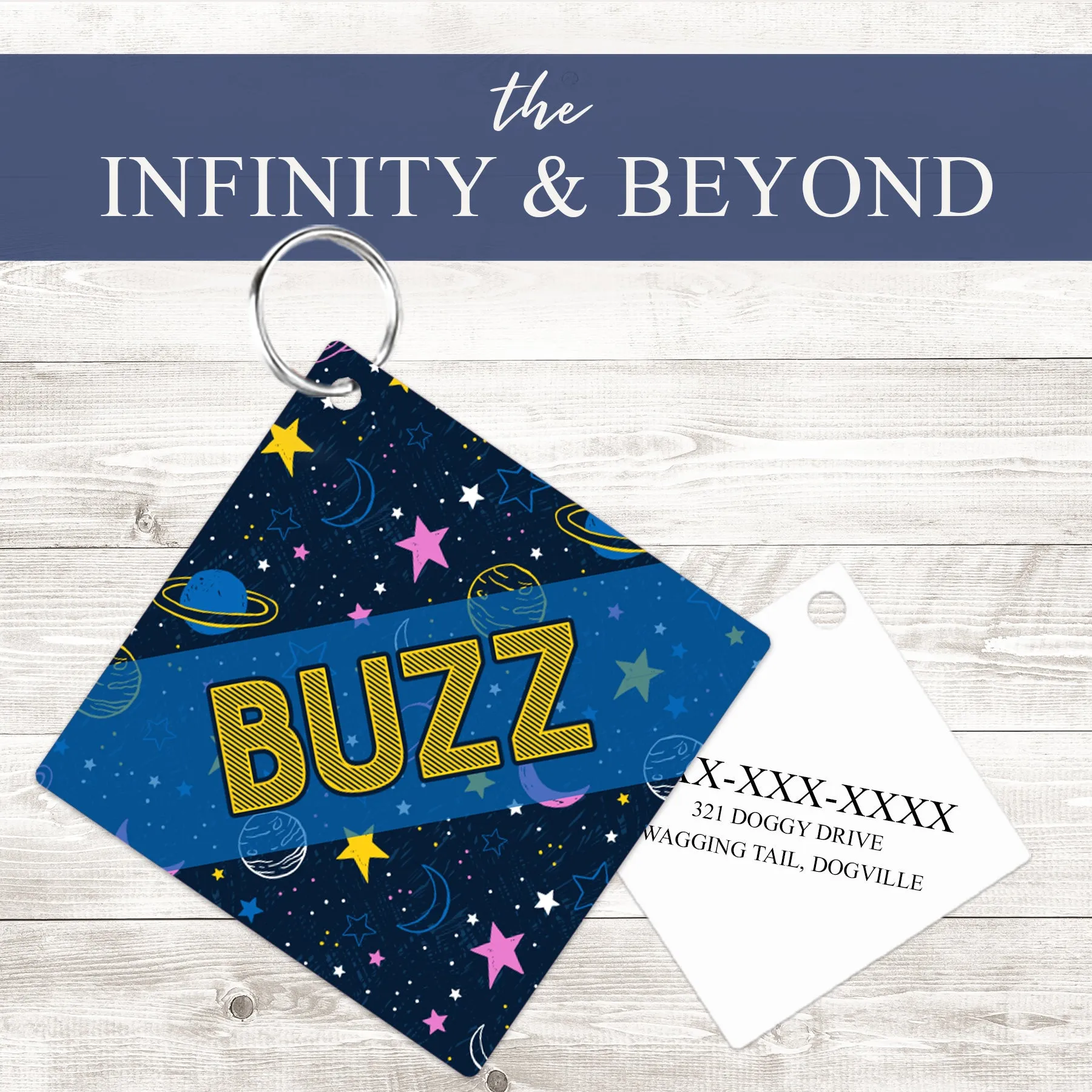 Pet ID Tag | Infinity and Beyond