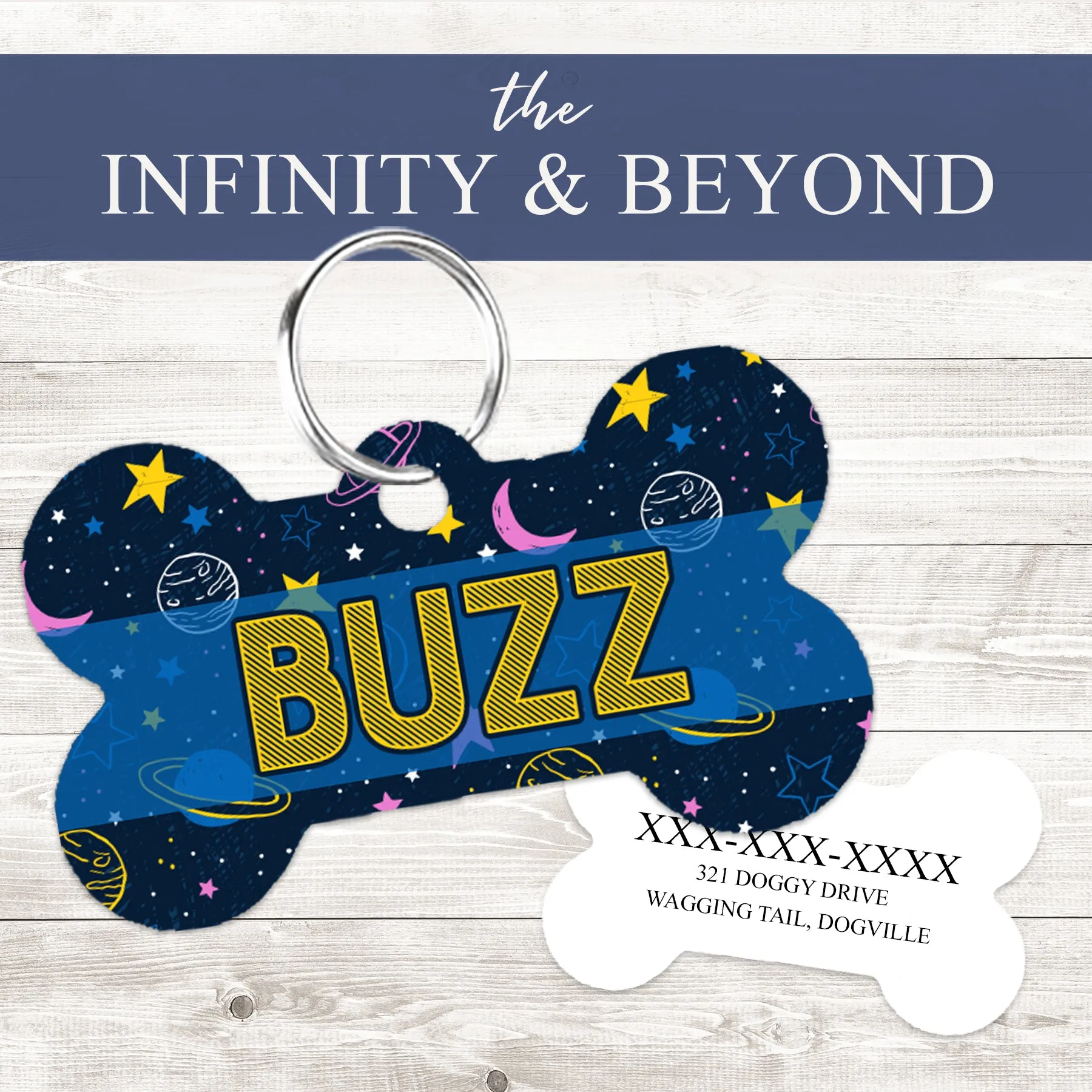 Pet ID Tag | Infinity and Beyond